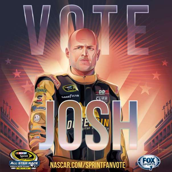 josh-wise-dogecoin-nascar-all-star-race-poster
